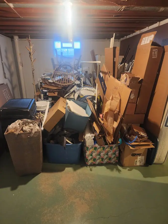 Roll-off dumpster container at job site for Yard Waste Dumpster Rental in Fort Worth